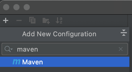 Add Maven Config