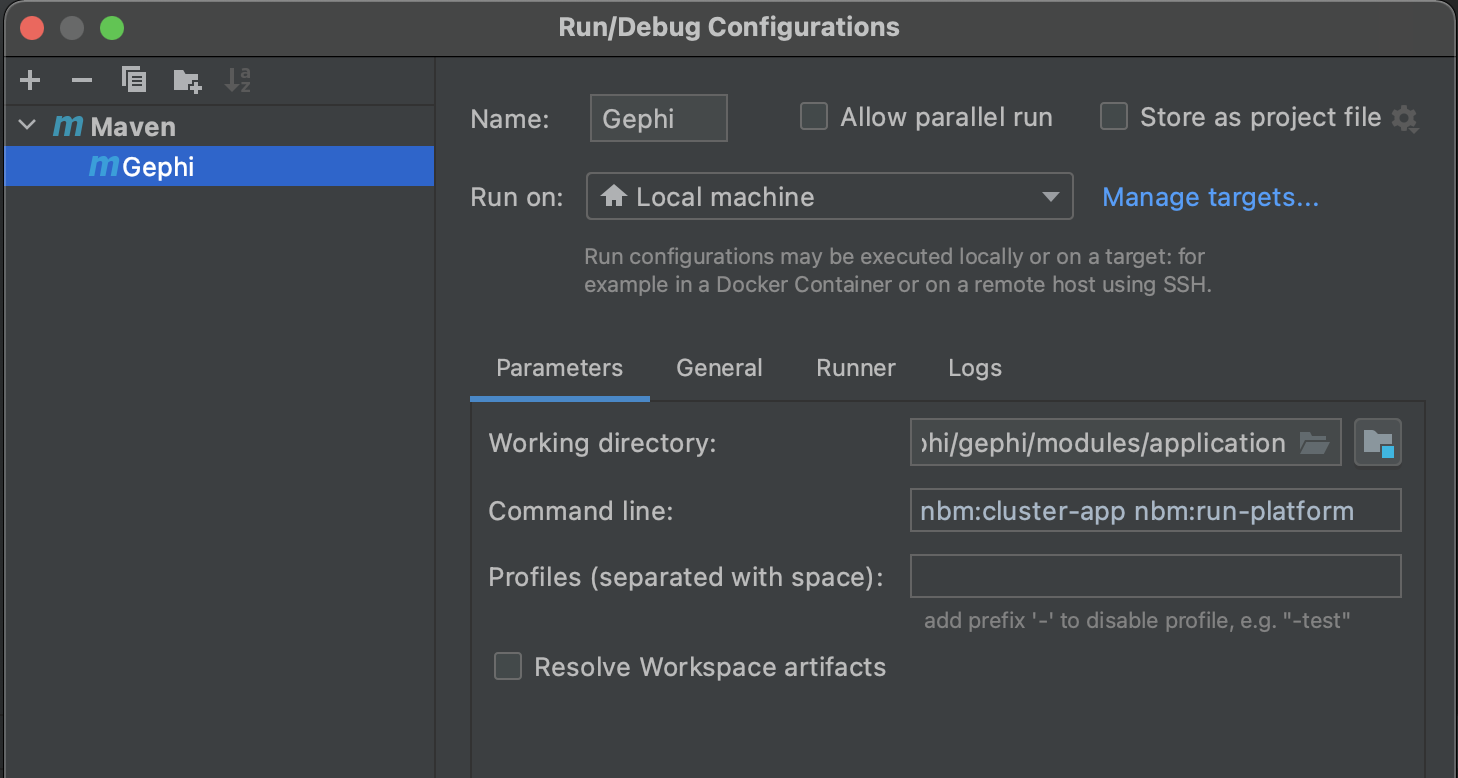 Set Maven Config